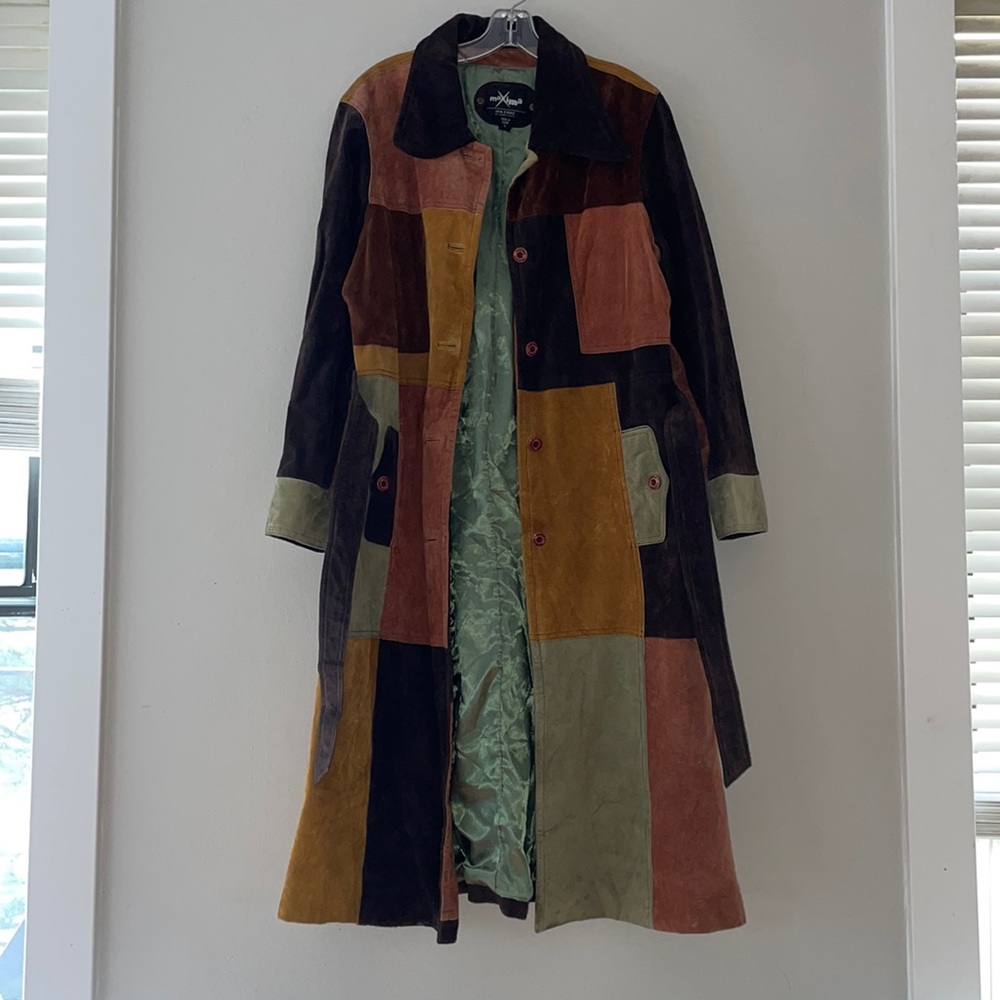 SUEDE PATCH WORK JACKET